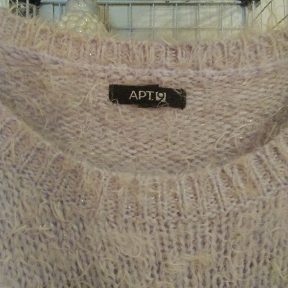 Pastel purple fuzzy sweater